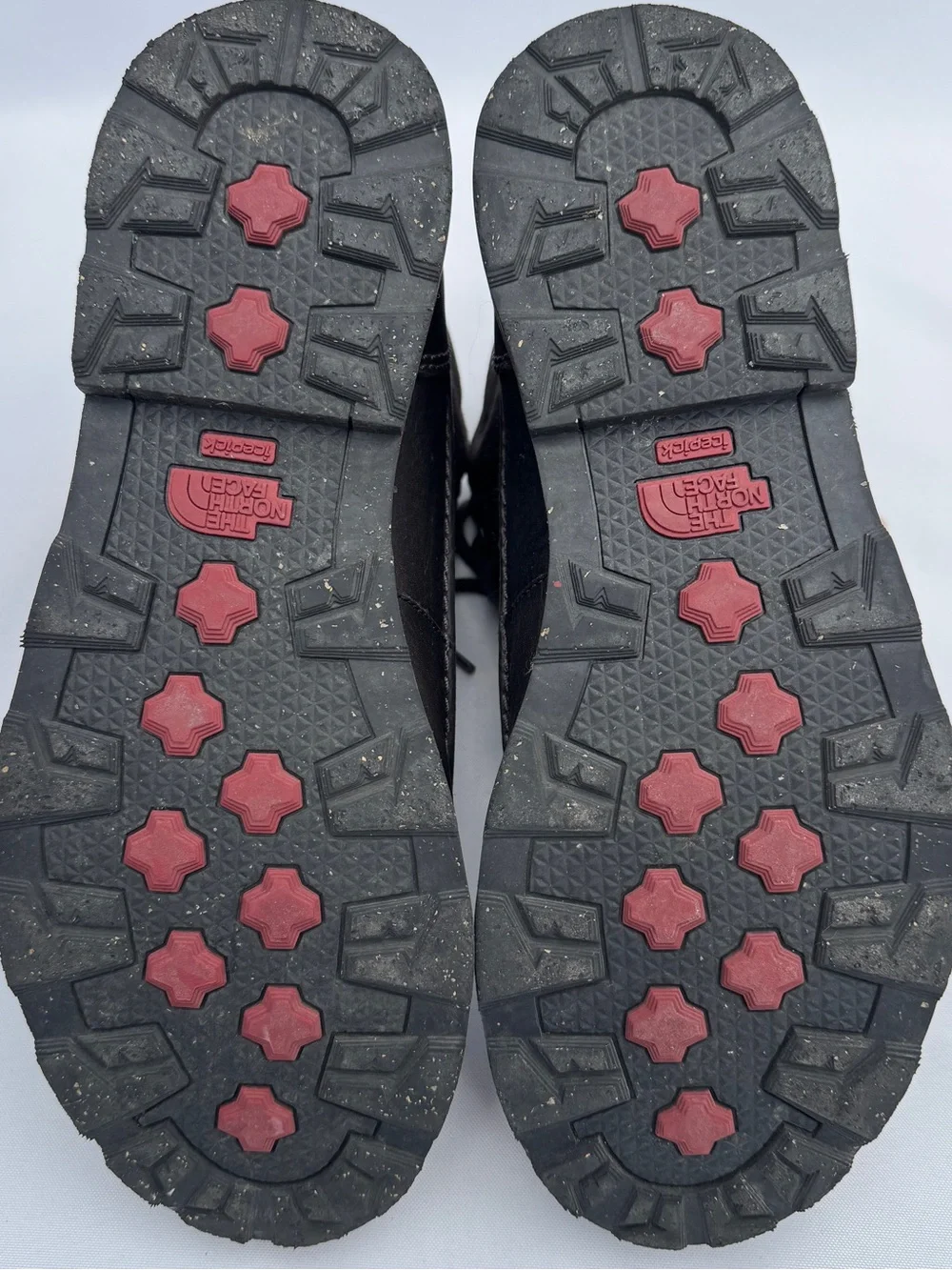 The North Face Men's Black Chukka Boots with Red Accent